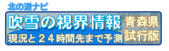 北の道ナビ　吹雪の視界情報（青森県・試行版）
